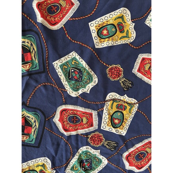 Spenser Jeremy Multicolor “family Crest” Silk Tank Size 4/US Small Classic - Picture 3 of 6